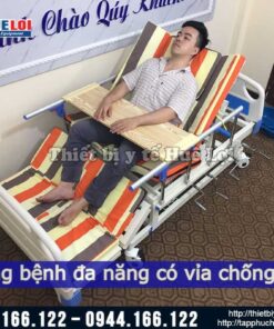 Giường bệnh tay quay đa chức năng cao cấp HL4