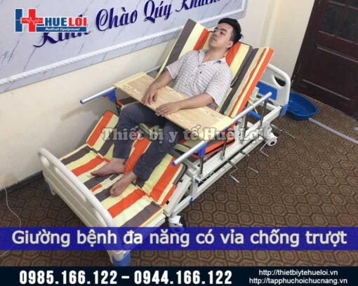Giường bệnh tay quay đa chức năng cao cấp HL4