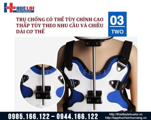 Khung nẹp hỗ trợ cố định cổ cho trẻ nhỏ