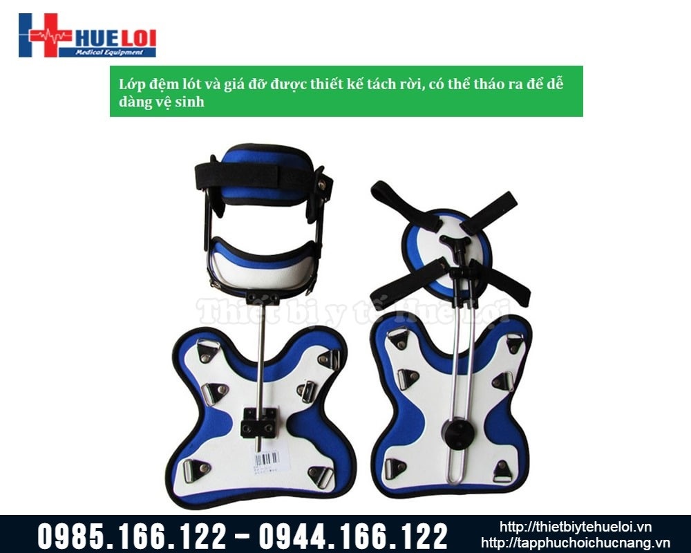 Khung nẹp hỗ trợ cố định cổ cho trẻ nhỏ