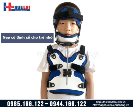Khung nẹp hỗ trợ cố định cổ cho trẻ nhỏ