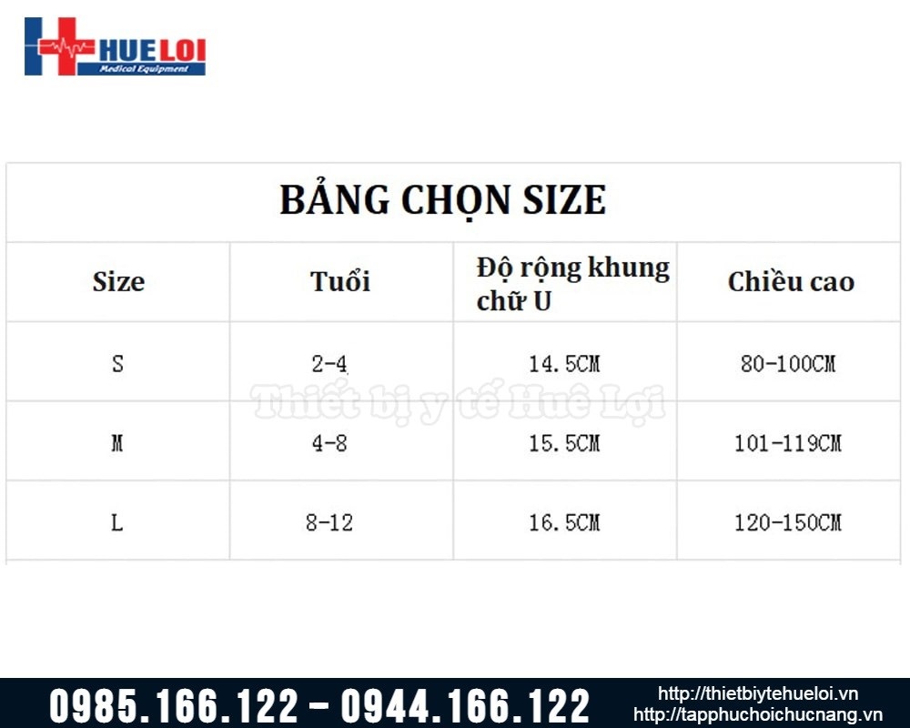 Khung nẹp hỗ trợ cố định cổ cho trẻ nhỏ