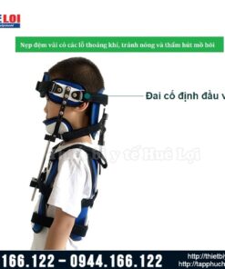 Khung nẹp hỗ trợ cố định cổ cho trẻ nhỏ