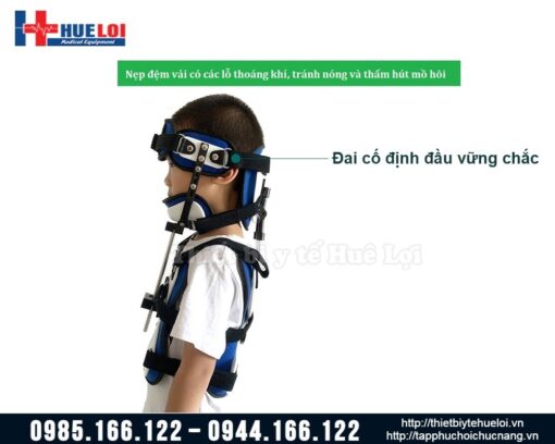 Khung nẹp hỗ trợ cố định cổ cho trẻ nhỏ