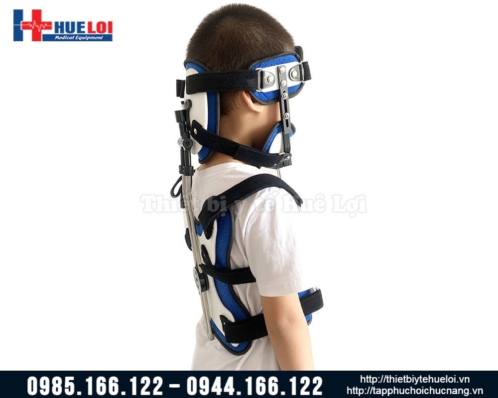 Khung nẹp hỗ trợ cố định cổ cho trẻ nhỏ