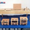 Bộ bàn ghế gỗ giúp trẻ giữ thăng bằng