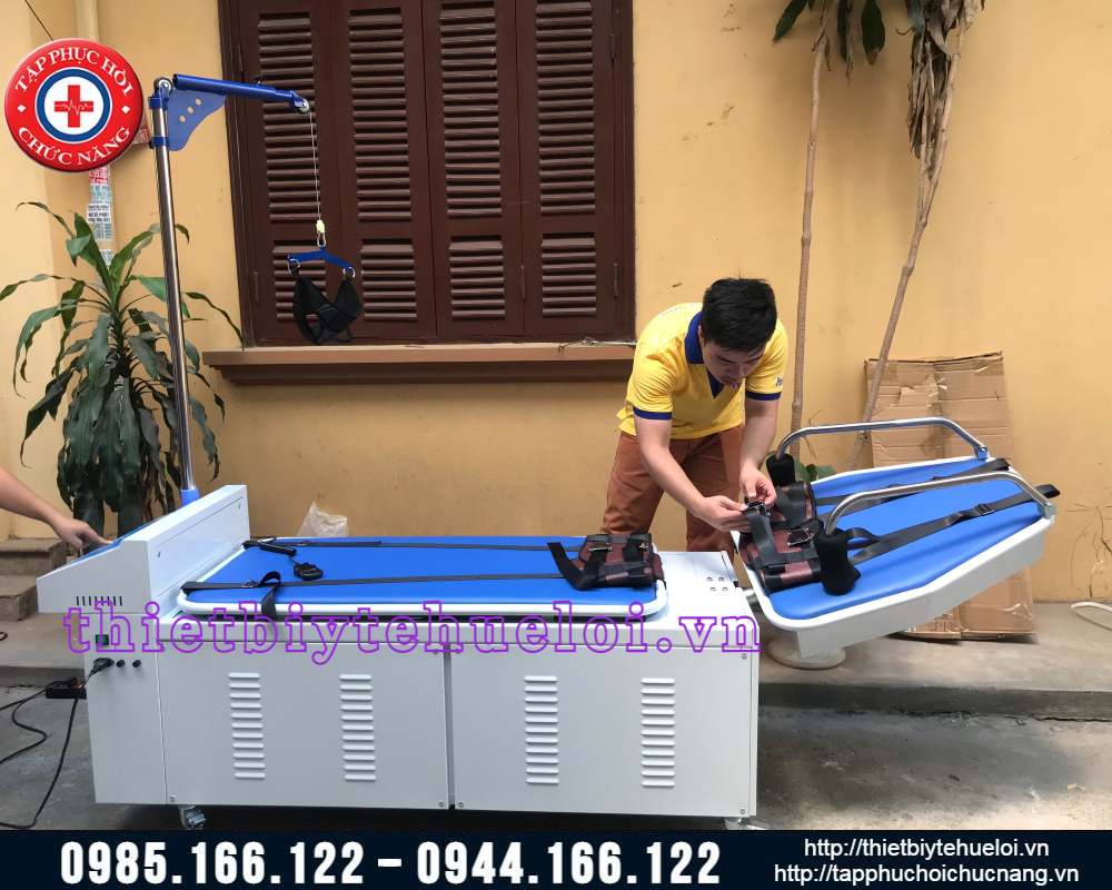 Máy kéo giãn cột sống lưng cổ cao cấp 