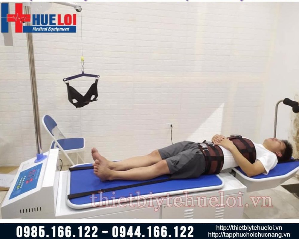 Máy kéo giãn cột sống lưng cổ cao cấp 