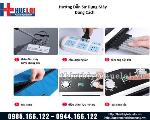Máy nén ép trị liệu toàn thân cho người bệnh