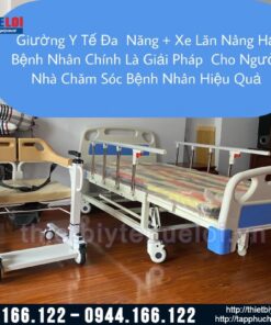 Xe lăn di chuyển bệnh nhân đa năng cao cấp
