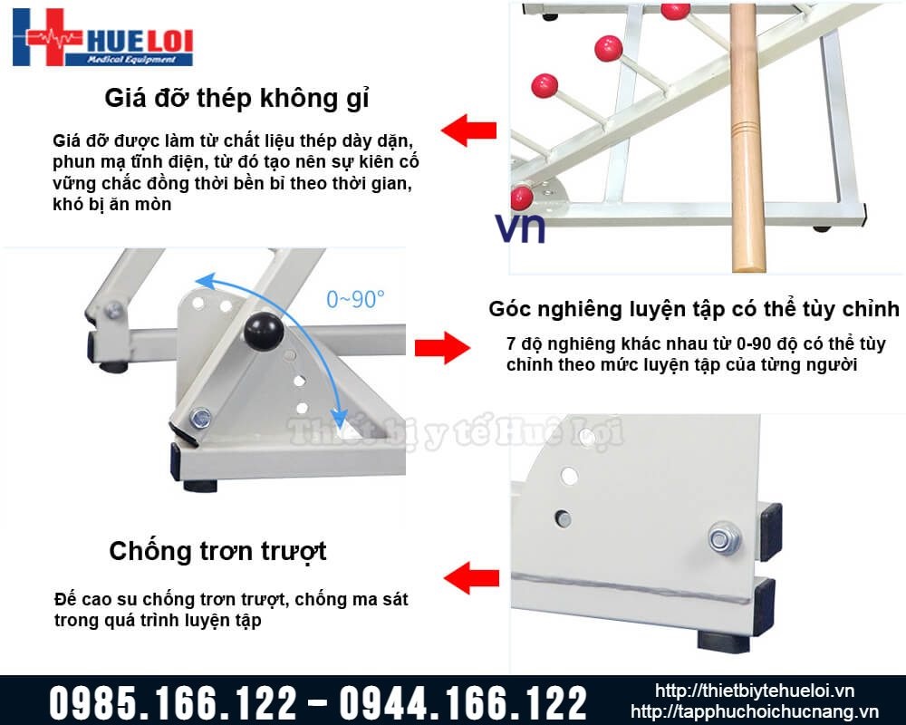 Thang tập phục hồi chức năng khớp vai 