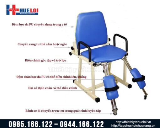 Ghế tập phục hồi chức năng khớp háng