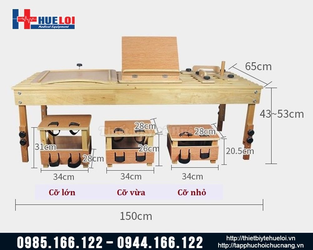 Bộ bàn ghế gỗ giúp trẻ giữ thăng bằng
