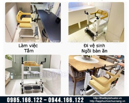 Xe lăn di chuyển bệnh nhân đa năng cao cấp