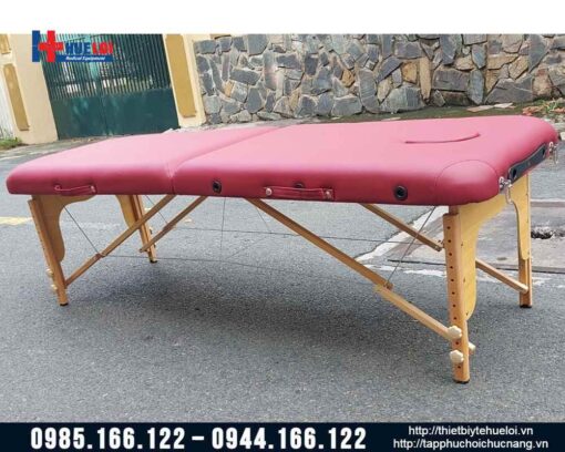 Giường châm cứu xoa bóp bấm huyệt dạng vali HL3