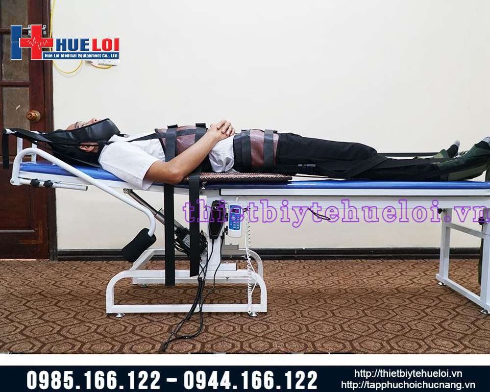 Máy kéo giãn cột sống lưng và cổ điều khiển điện