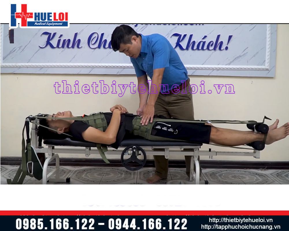 Giường kéo giãn cột sống cơ học giá rẻ