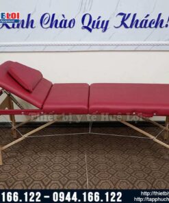 Giường châm cứu massage trị liệu nâng đầu cao cấp HL5