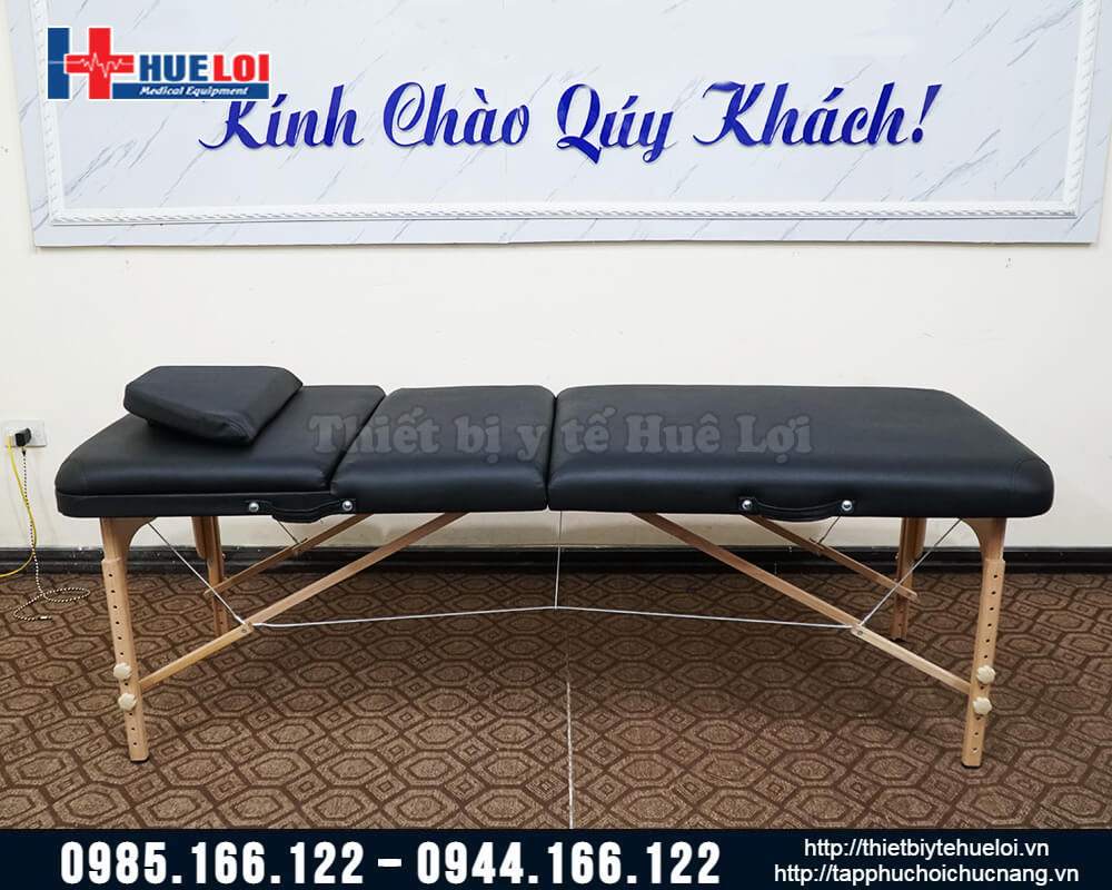 Giường châm cứu massage trị liệu nâng đầu cao cấp HL5