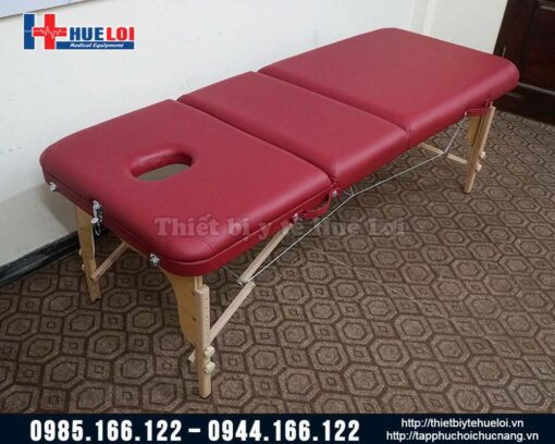 Giường châm cứu massage trị liệu nâng đầu cao cấp HL5
