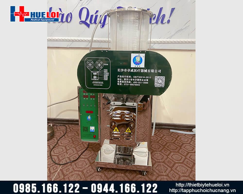 Máy sắc thuốc áp suất cao và máy đóng túi thuốc tự động 