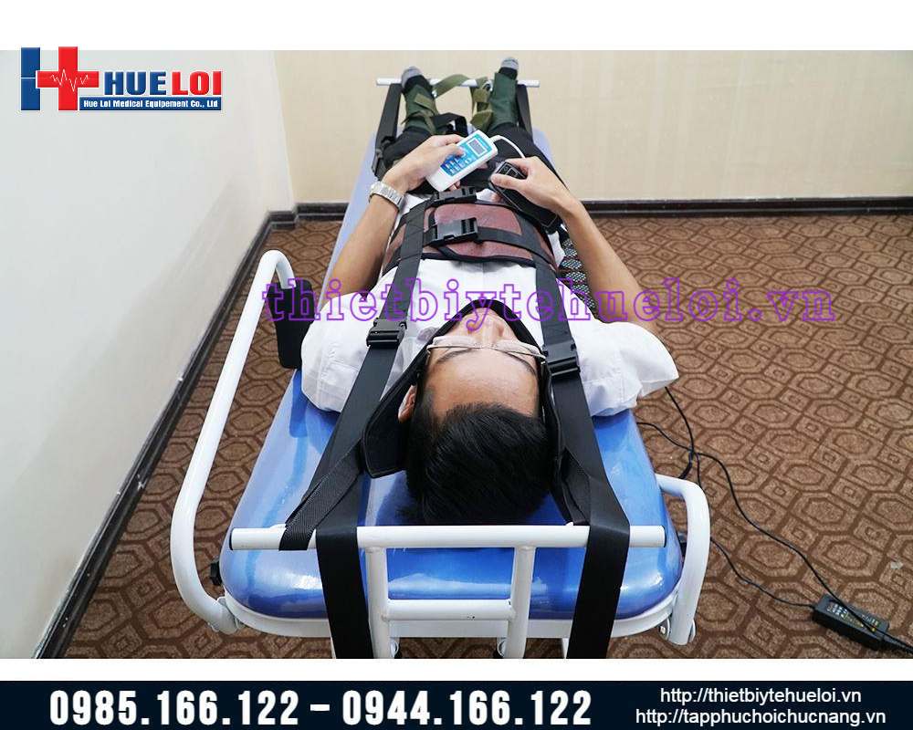 Máy kéo giãn cột sống lưng và cổ điều khiển điện
