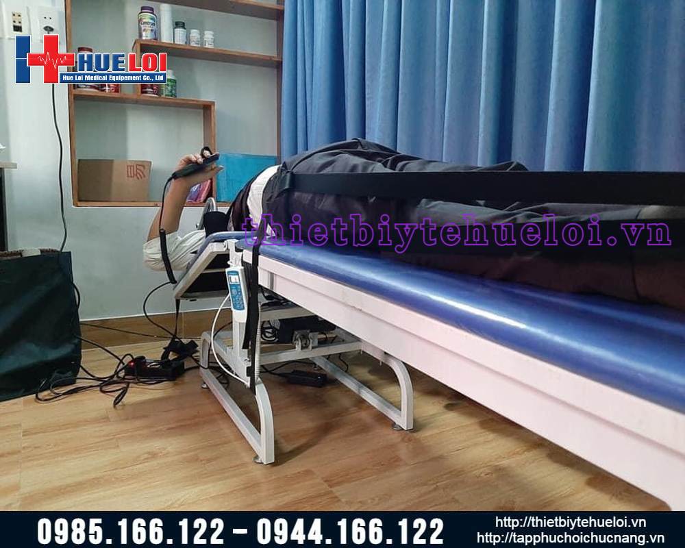 Máy kéo giãn cột sống lưng và cổ điều khiển điện