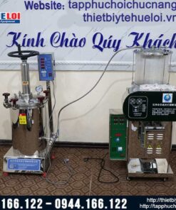 Máy sắc thuốc áp suất cao và máy đóng túi thuốc tự động