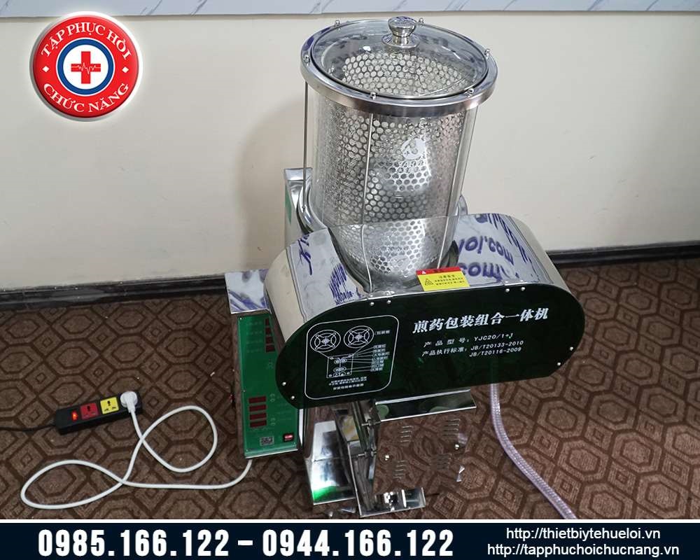 Máy sắc thuốc đông y kèm đóng túi tự động