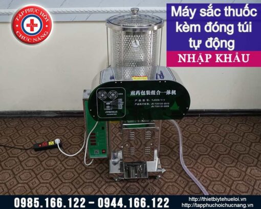 Máy sắc thuốc đông y kèm đóng túi tự động
