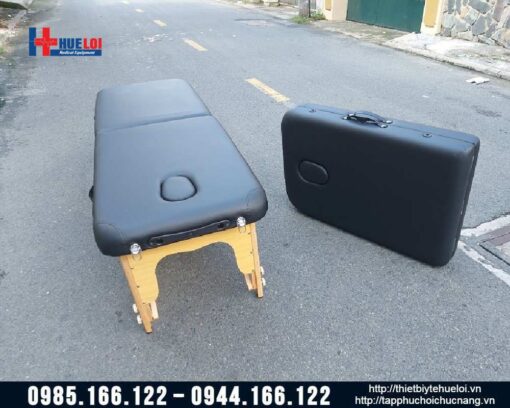 Giường châm cứu xoa bóp bấm huyệt dạng vali HL3