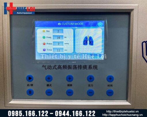 Máy vỗ rung long đờm dịch phổi tự động