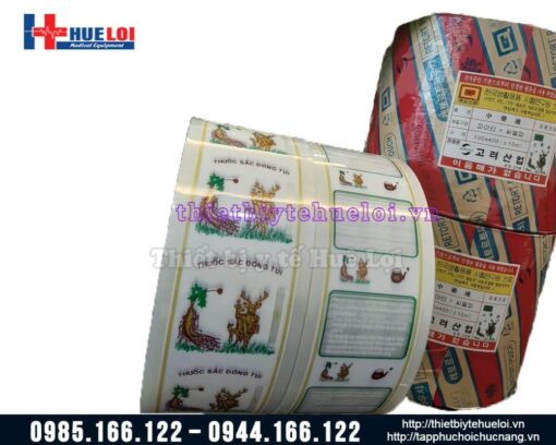 Cuộn túi đóng thuốc đông y tự động