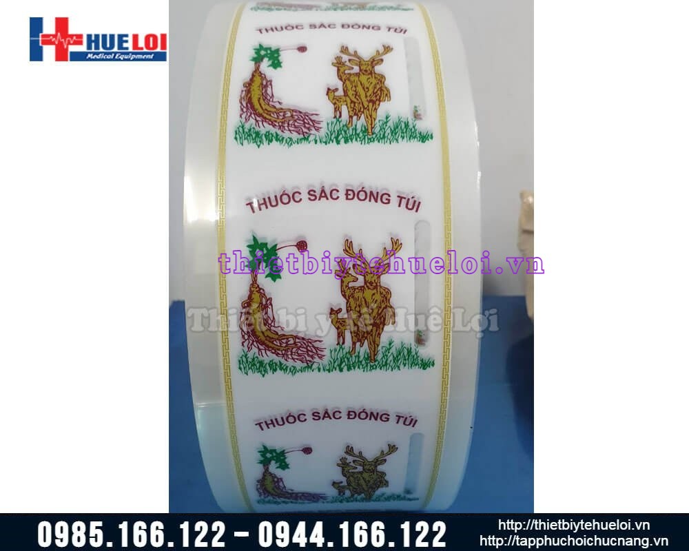 Cuộn túi đóng thuốc đông y tự động