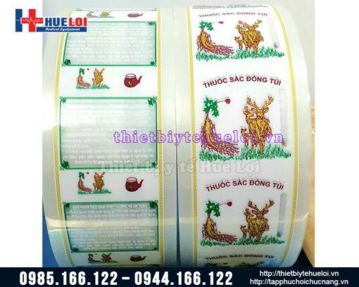 Cuộn túi đóng thuốc đông y tự động