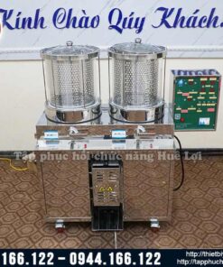 Máy sắc thuốc kèm đóng túi tự động loại 2 nồi cao cấp