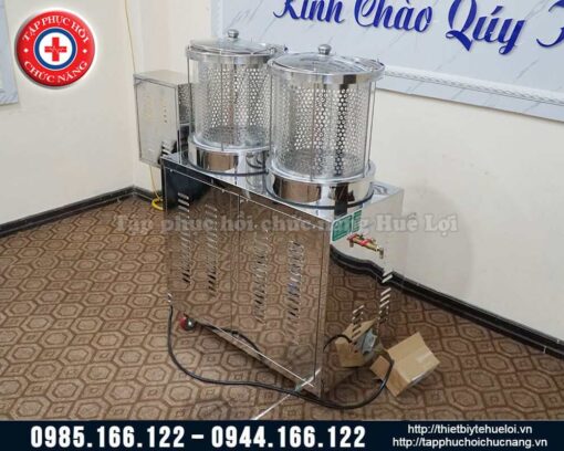 Máy sắc thuốc kèm đóng túi tự động loại 2 nồi cao cấp