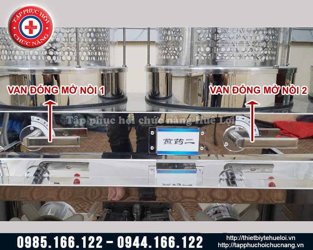 Máy sắc thuốc kèm đóng túi tự động loại 2 nồi cao cấp