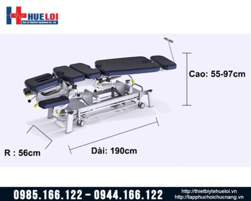Giường nắn chỉnh cột sống Chiropractic cao cấp