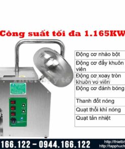 Máy làm hoàn và sấy khô đánh bóng thuốc đông y cao cấp