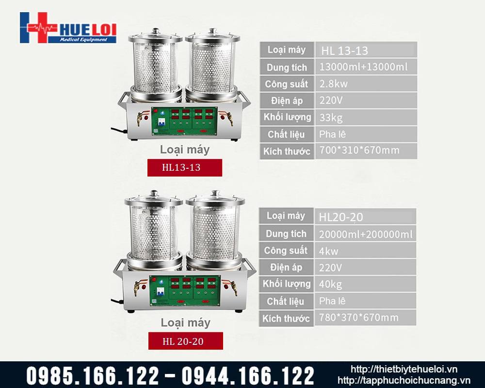 Máy sắc thuốc đông y loại 2 nồi đun