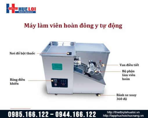 Máy làm viên thuốc đông y công suất lớn