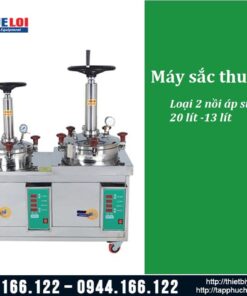 Máy sắc thuốc áp suất cao loại 2 nồi đun