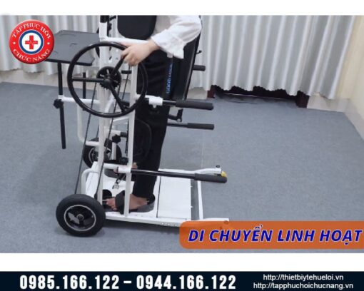 Xe lăn tập đứng cho người yếu liệt chân