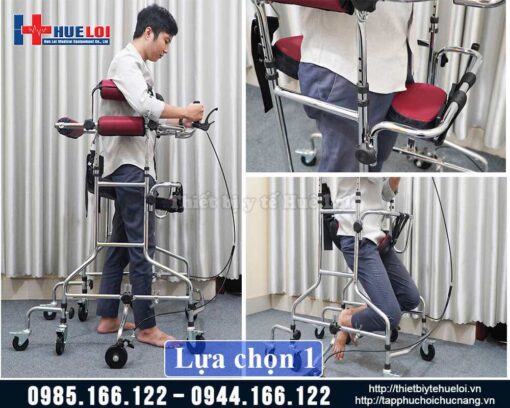 Khung xe tập đi và tập đứng phục hồi chức năng