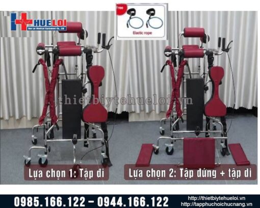 Khung xe tập đi và tập đứng phục hồi chức năng