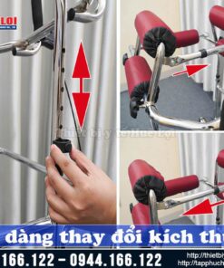Khung xe tập đi và tập đứng phục hồi chức năng