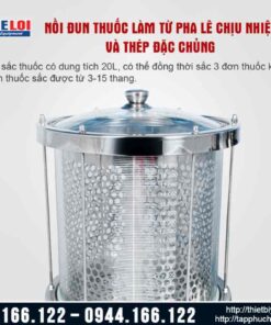 Máy sắc thuốc kèm đóng túi tự động 3 nồi đun YJC20/3+1