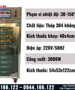 Tủ sấy dược liệu 10 tầng khay 40cm