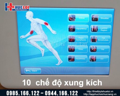Máy xung kích kết hợp kích thích cơ điện EM Shock